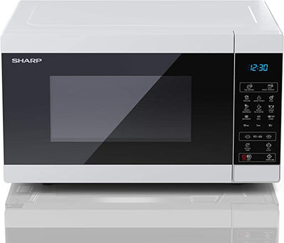 SHARP YC-MG51UW - 900W 25L Microwave with Grill, Electronic control, 11 Power Levels, White