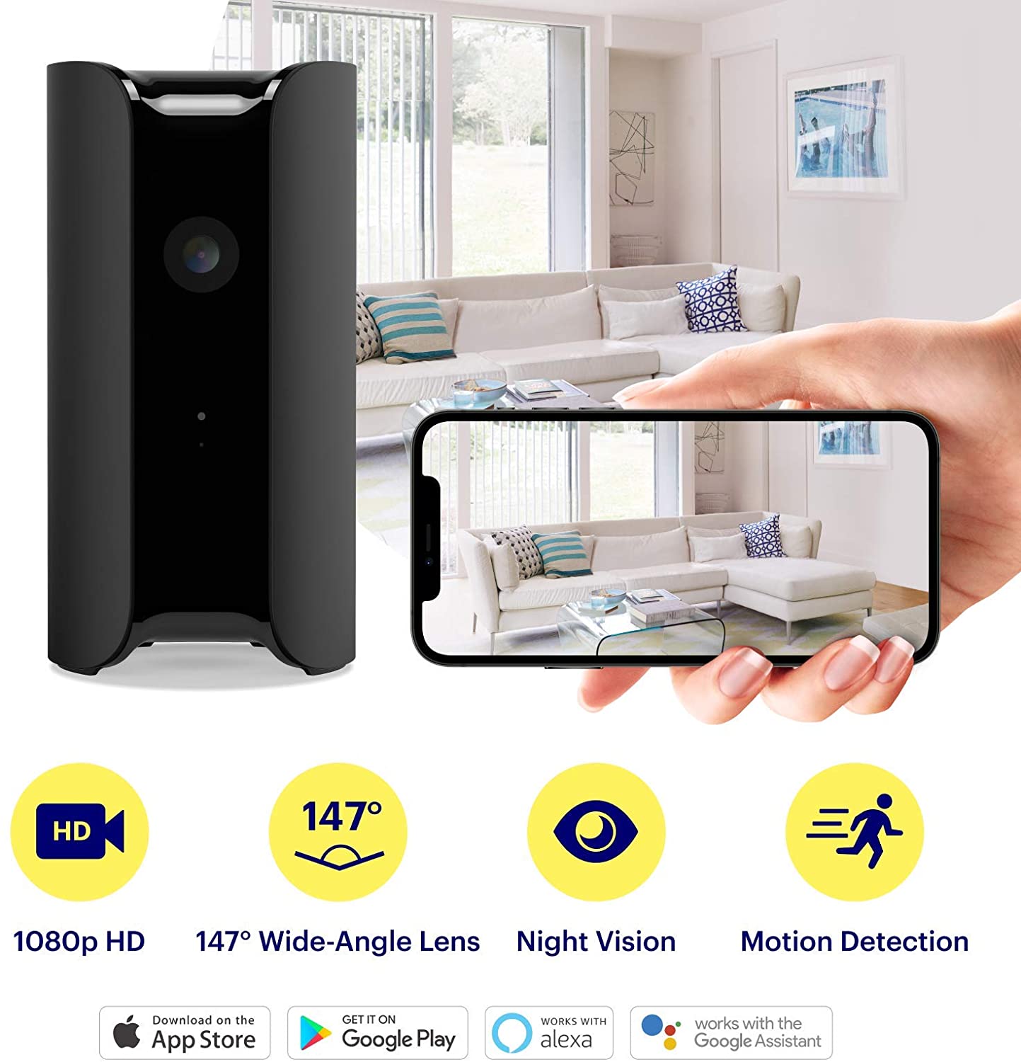 Canary view sale indoor security camera