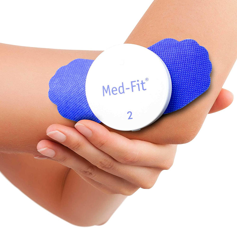 Med-Fit Wireless Dual Channel Rechargeable TENS and Muscle Stimulator Does not Require Batteries Two Wireless Modules for Instant targeted Pain Relief