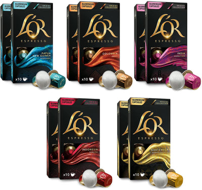 L'OR Expresso & Origins Nespresso Compatible Coffee Pods