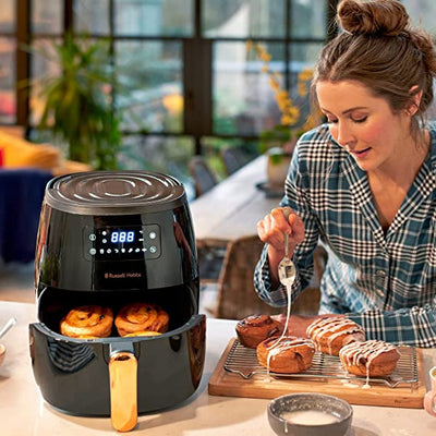 Russell Hobbs 26510 SatisFry Large Air Fryer, 5 Litre Capacity, Black