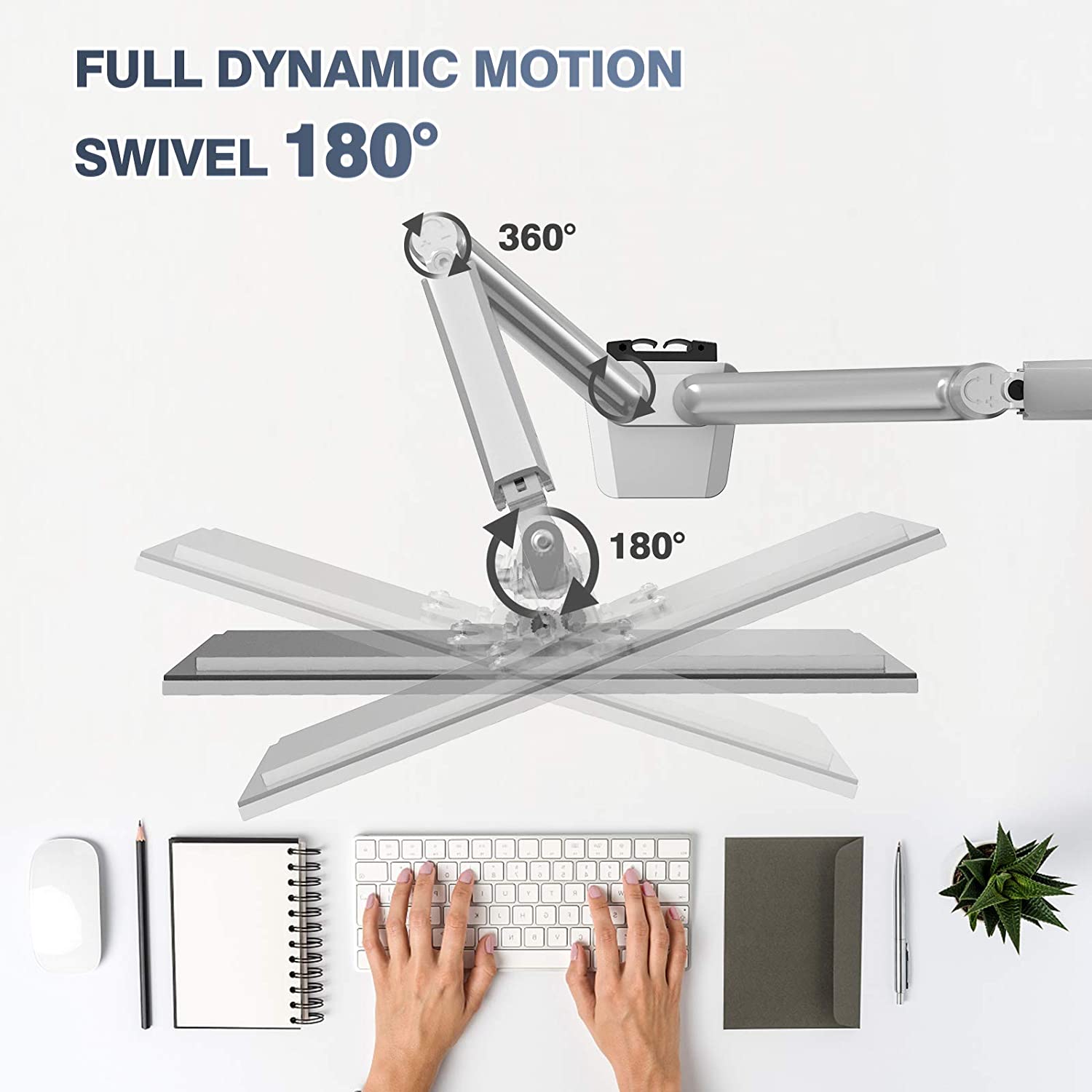 Dynafly Adjustable Monitor Arm