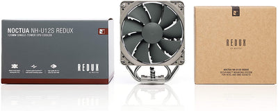 Noctua NH-U12S redux, High Performance CPU Cooler with NF-P12 redux-1700 PWM 120mm fan (Grey)