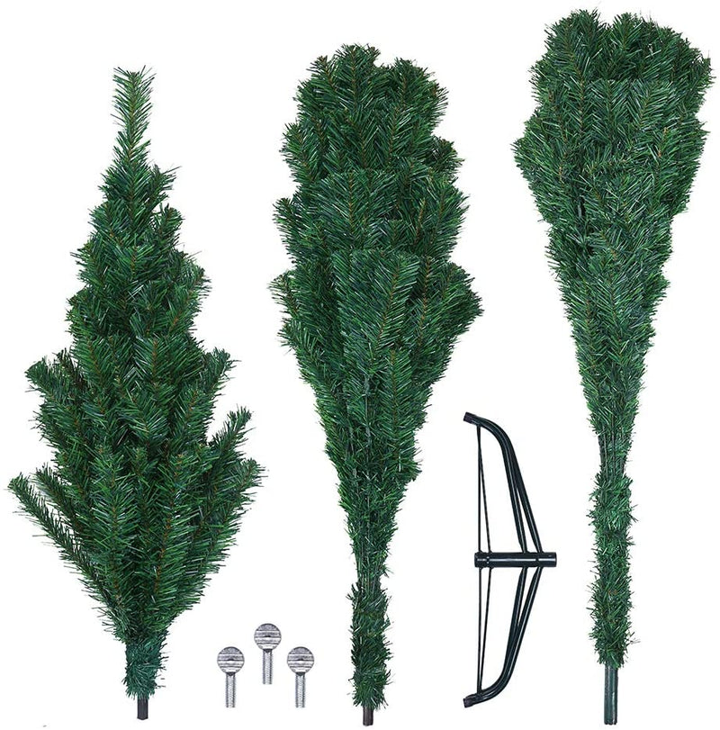 VEYLIN 7ft/2.1M Christmas Tree 1600 Tips Bushy Artificial Tree with Metal Stand