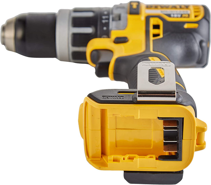 DEWALT DCD796N 18v XR Li-Ion Brushless Compact Combi Hammer, 18 W, 18 V, Yellow/Black