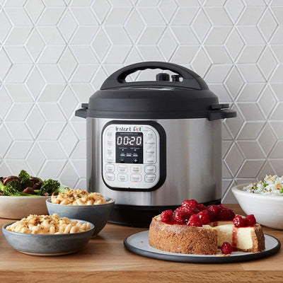 Instant Pot Duo 7-in-1 Electric Pressure Cooker, 6 Qt, 5.7 Litre, 1000 W, Slow Cooker, Rice Cooker, Sauté Pan, Yogurt Maker, Steamer, Stainless Steel