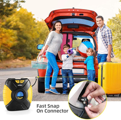 WindGallop Digital Car Tyre Inflator Air Tool Portable Air Compressor Car Tyre Pump Automatic 12V Electric Air Pump Tyre Inflation