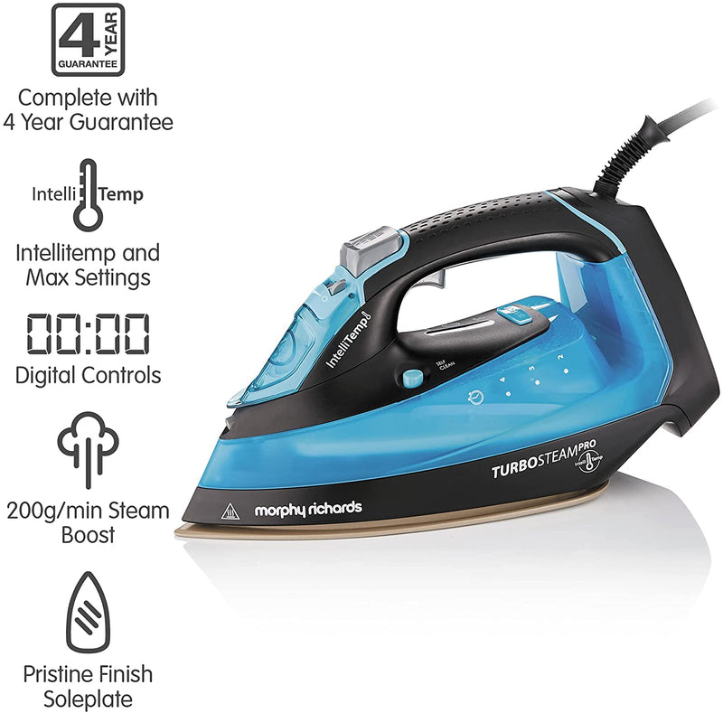 Morphy Richards 303210 Turbosteam Pro Intellitemp Steam Iron