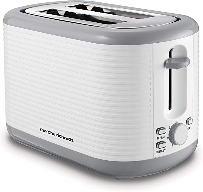 Morphy Richards 228399 Arc 2 Slice Toaster, White