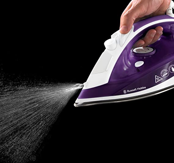 Russell Hobbs Supreme Steam Traditional Iron 23060, 2400 W, Purple/White