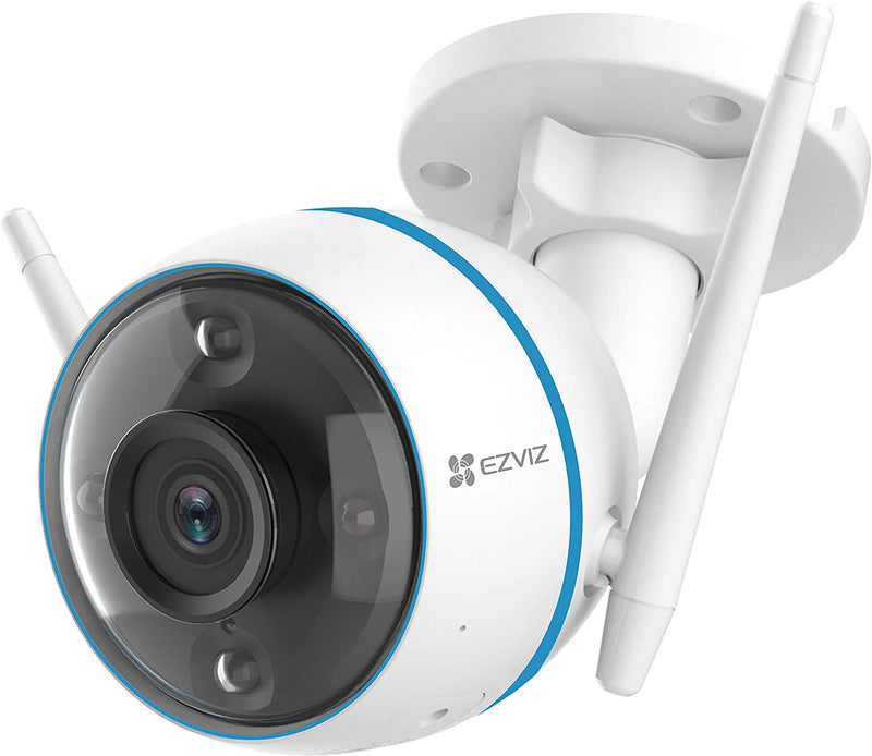 EZVIZ 1080P Security Camera Outdoor Colour Night Vision, IP67 Waterproof, Motion Detection Works with Alexa and Google Assistant (CTQ3N)