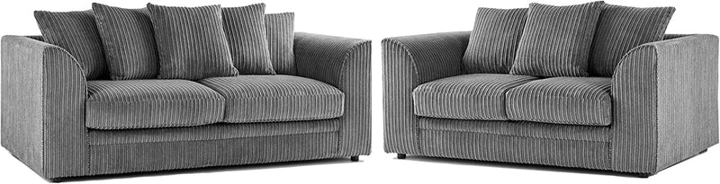 Desmond Jumbo Cord 3 Seater and 2 Seater Sofa Set