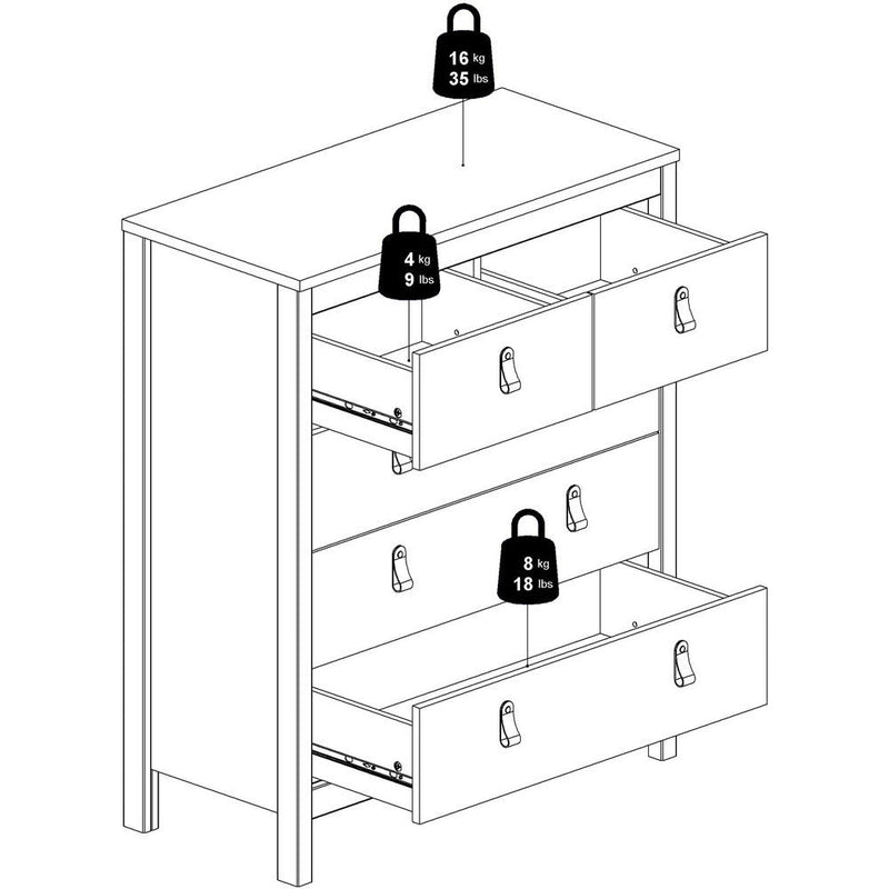 Benjamin Black 3+2 Drawer Chest