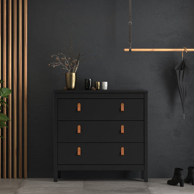 Benjamin Black Chest of Drawers With 3 Drawers