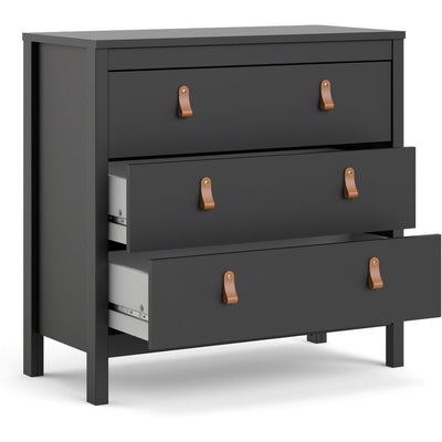 Benjamin Black Chest of Drawers With 3 Drawers