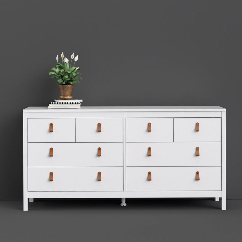 Benjamin White Double Dresser Chest 4+4 Drawers