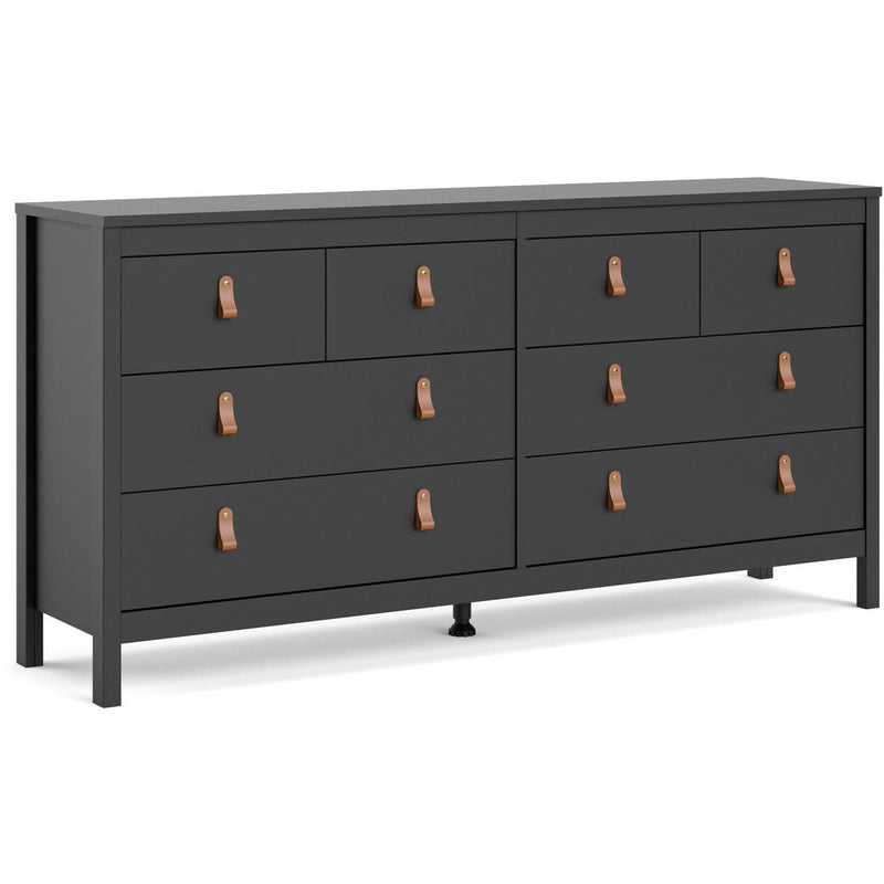 Benjamin Black Double Dresser 4+4 Drawers Chest