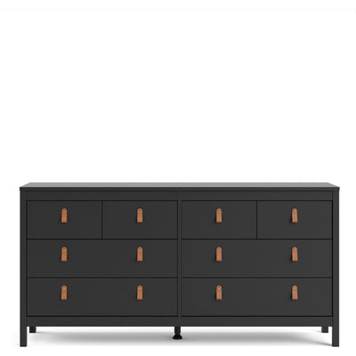 Benjamin Black Double Dresser 4+4 Drawers Chest