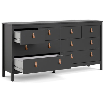 Benjamin Black Double Dresser 4+4 Drawers Chest