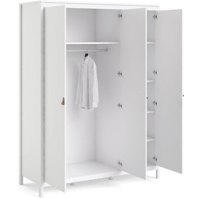 Benjamin White Wardrobe With 3 Doors