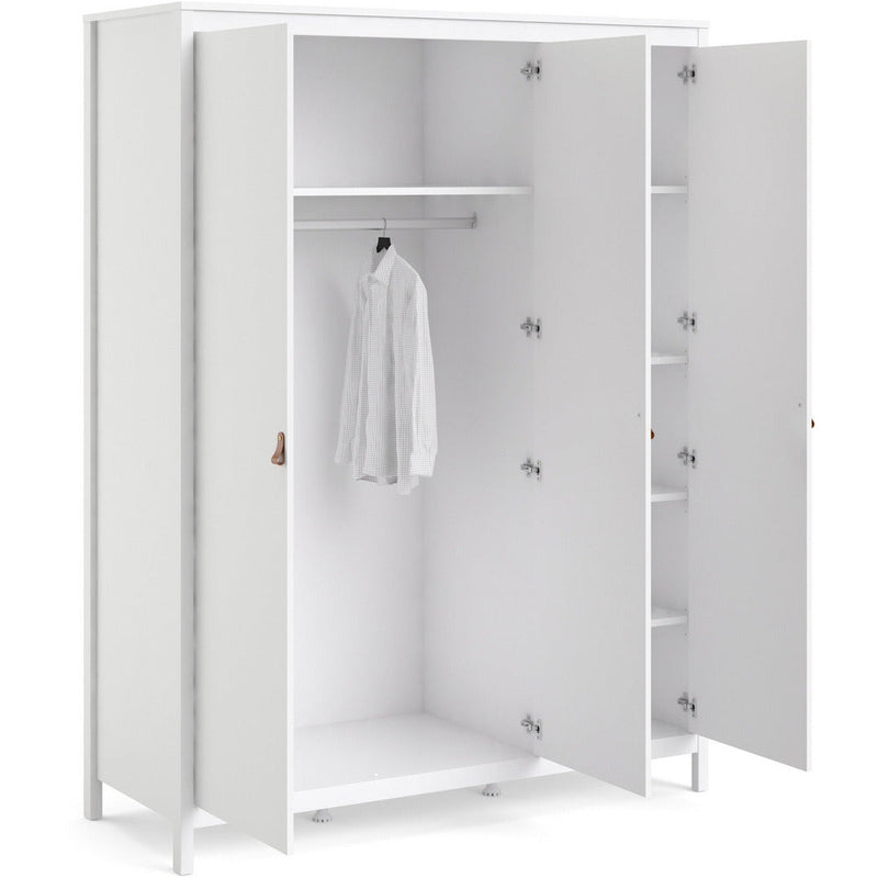 Benjamin White Wardrobe With 3 Doors