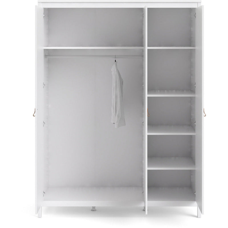 Benjamin White Wardrobe With 3 Doors