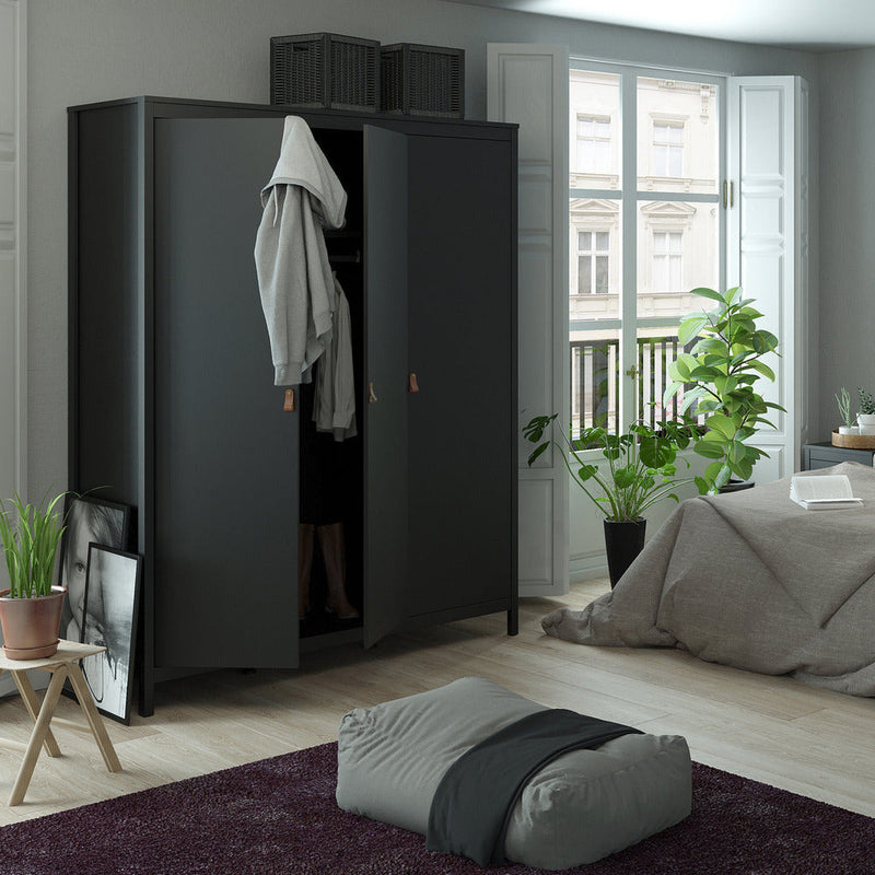 Benjamin Black Wardrobe With 3 Doors