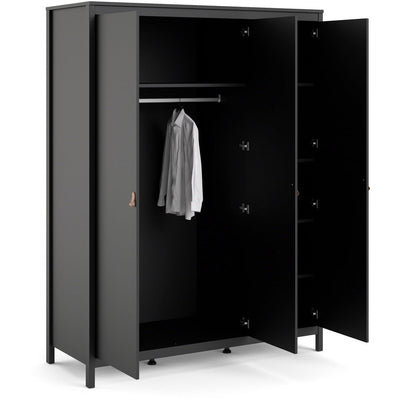 Benjamin Black Wardrobe With 3 Doors