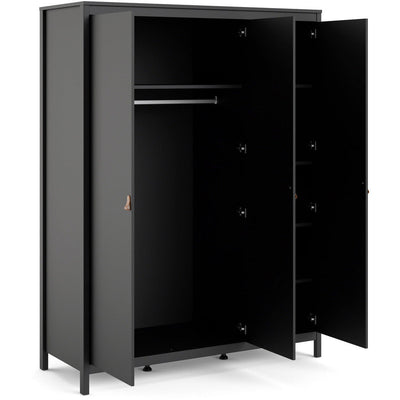 Benjamin Black Wardrobe With 3 Doors