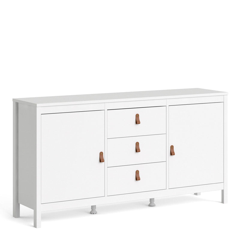 Barcelona Sideboard 2 doors + 3 drawers in White 725796704949