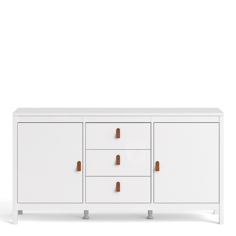 Barcelona Sideboard 2 doors + 3 drawers in White 725796704949