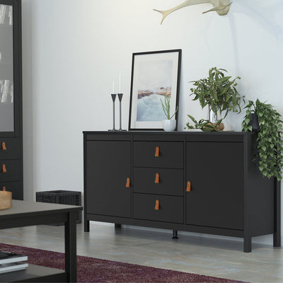 Benjamin Black Sideboard 2 Doors + 3 Drawer