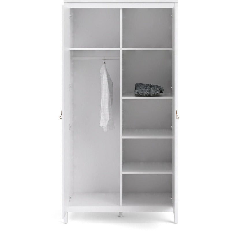 Benjamin White Wardrobe With 2 Doors