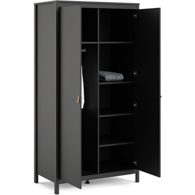 Benjamin Black Wardrobe With 2 Doors