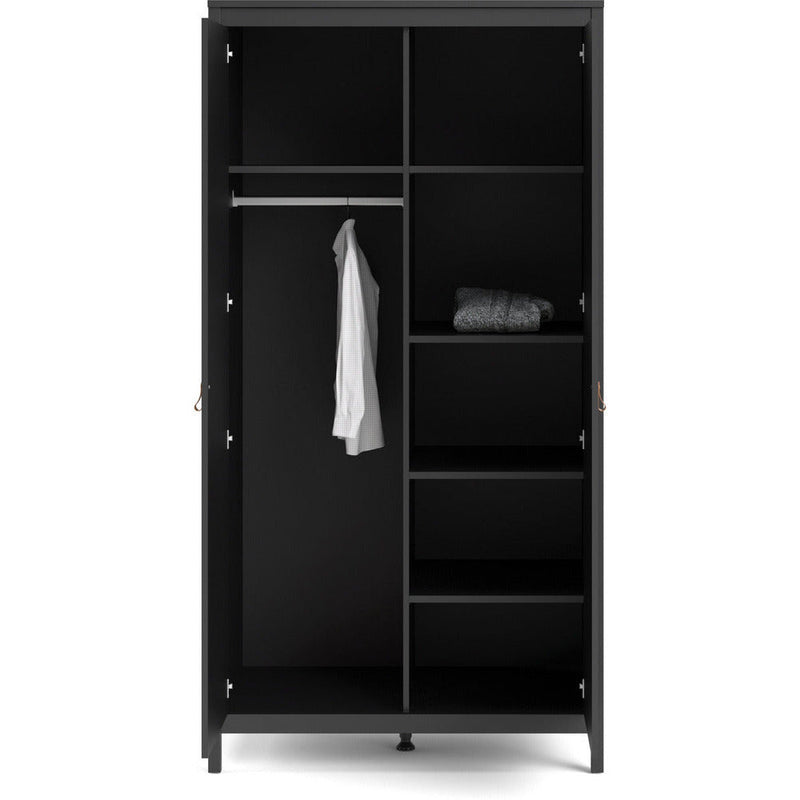 Benjamin Black Wardrobe With 2 Doors