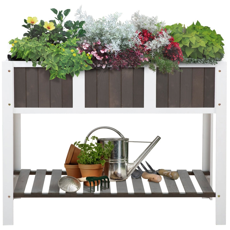 Wooden Raised Planters For Garden