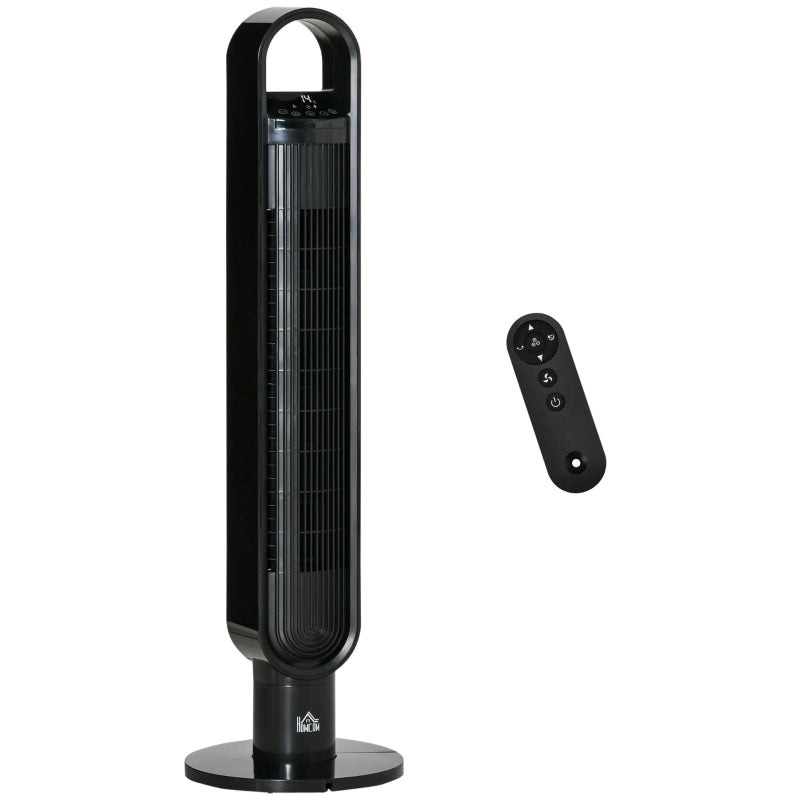 39 Tower Fan Cooling For Bedroom With Oscillating, Black