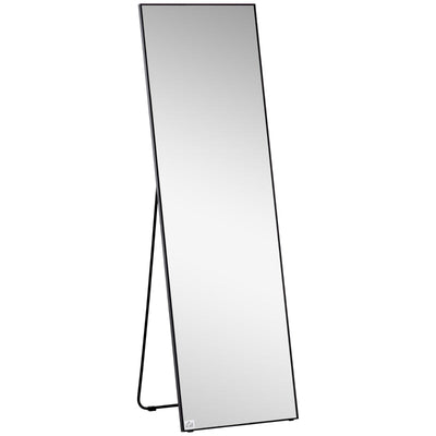 Full Length Dressing Mirror, Living Black