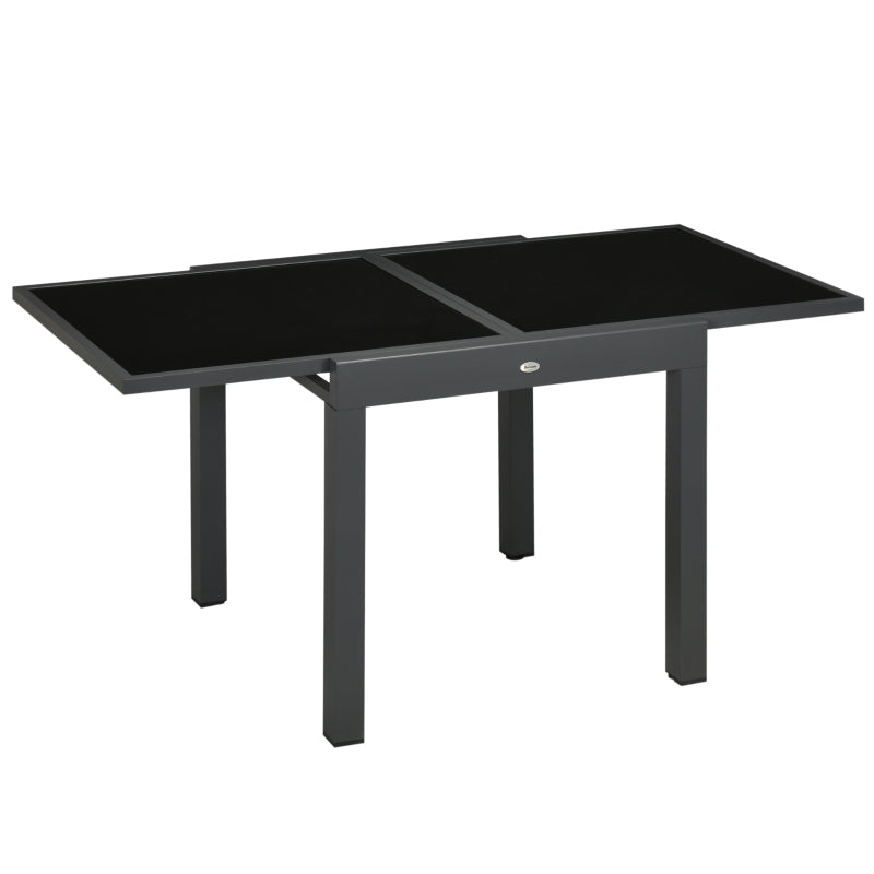 Extending Garden Table- Black