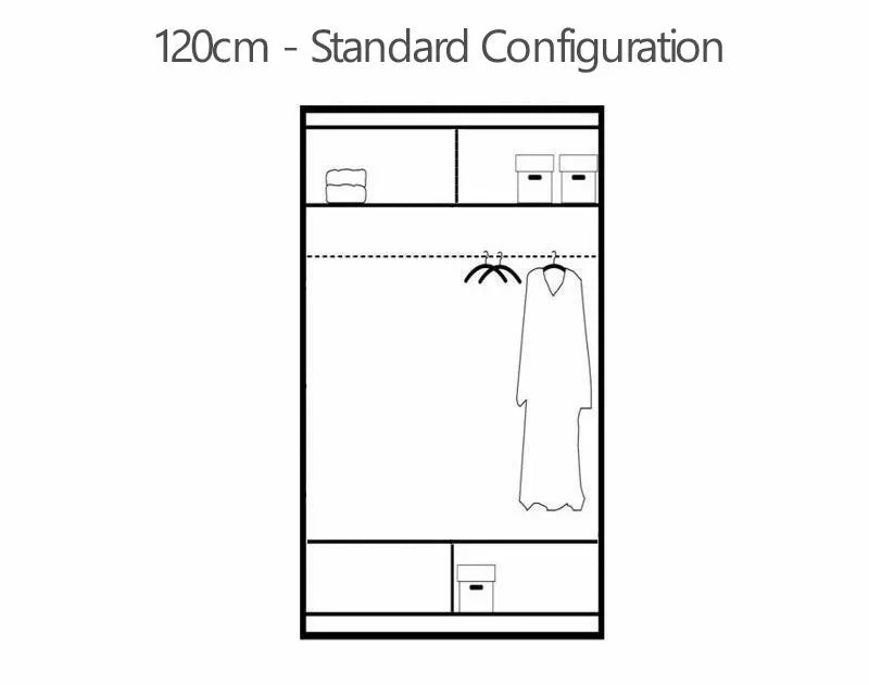 Chicago UK best Sliding Door Wardrobe- Black, White, Wenge, Walnut, Oak, Grey