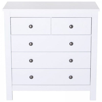 5-Drawer Storage Chest - White