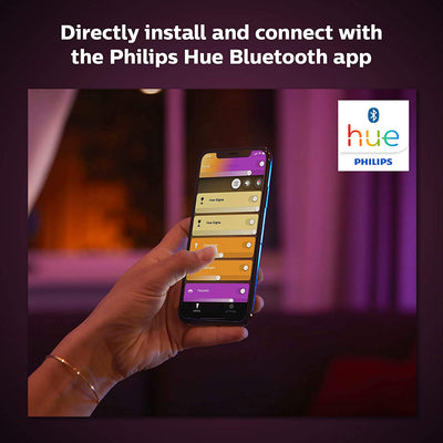 Philips Hue White and Colour Ambiance LED Smart Lightstrip [2m + 1m Extension], with Bluetooth, Works with Alexa, Google Assistant and Apple Homekit