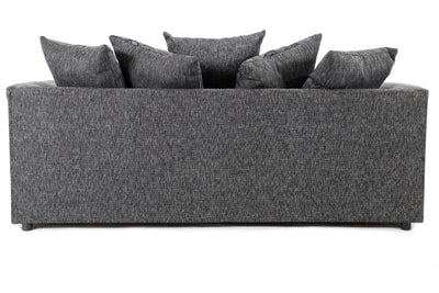 Byron 3 Seater Sofa - Black Dundee