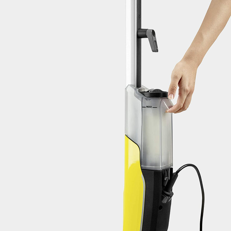 Kärcher SC 2 Upright EasyFix Steam Mop, heat up in 30 sec, 50 m², tank: 0.4 L, 1600 W, floor nozzle, microfibre floor cloth and descaling cartridge