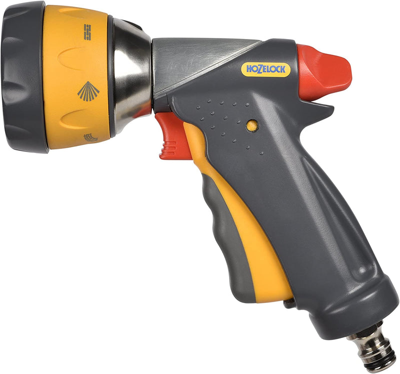 Hozelock 2698 0000 Multi Spray Ultramax Gun, Grey/Yellow, 16x10x8 cm