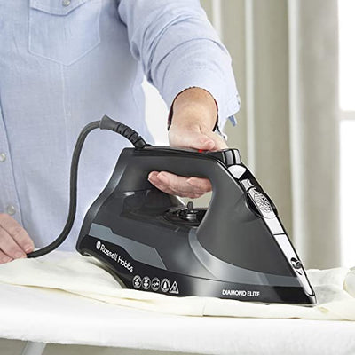 Russell Hobbs 27000 Steam Iron, 3100 W, 350 milliliters, Black