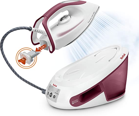 Tefal Express Anti Scale Steam Generator, 1.8L, White/Purple, SV8012