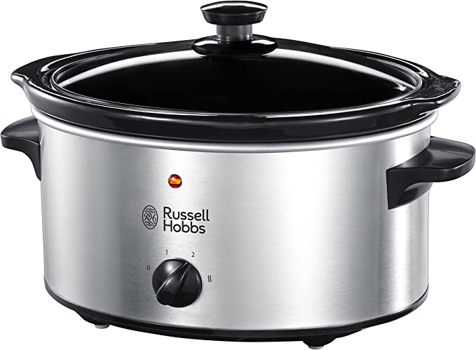 Russell Hobbs Slow Cooker 23200, 3.5 L - Stainless Steel Silver