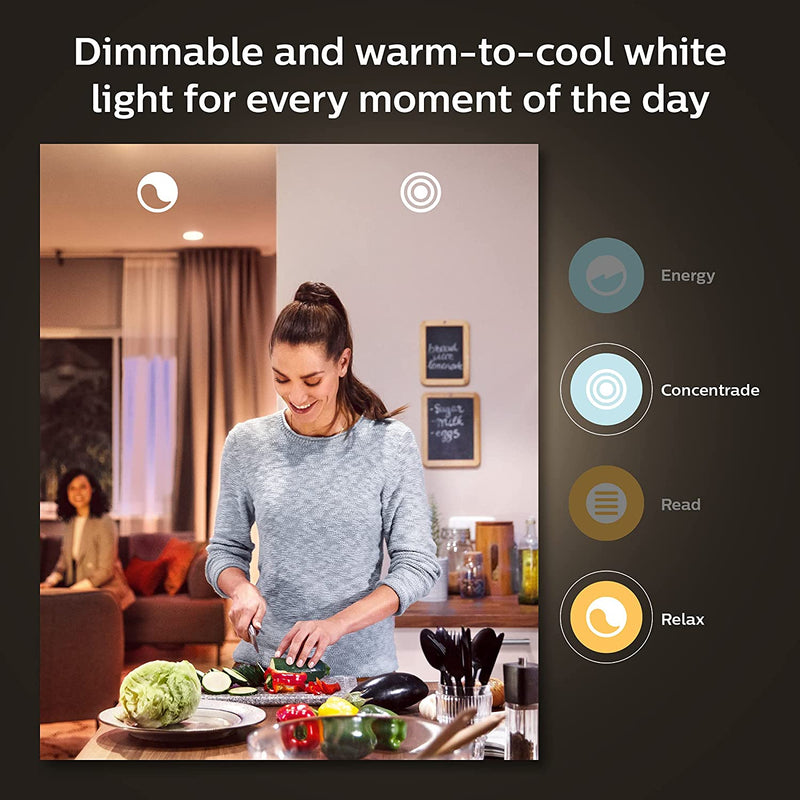 Philips Hue White & Colour Ambiance Single Smart Bulb LED [B22 Bayonet Cap] - 1600 Lumens (100W equivalent). Works with Alexa, Google, Apple Homekit