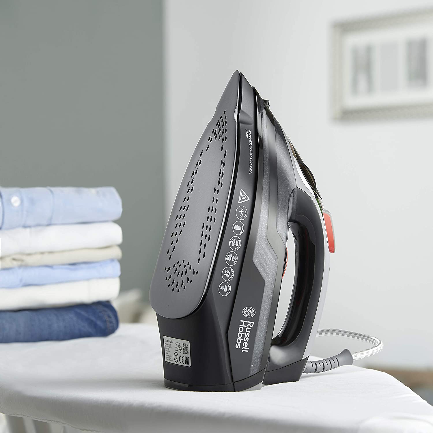 Russell hobbs powersteam ultra 3100 deals w vertical steam iron 20630